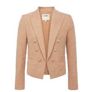 NWT L’Agence Brooke Double Breasted Crop Blazer